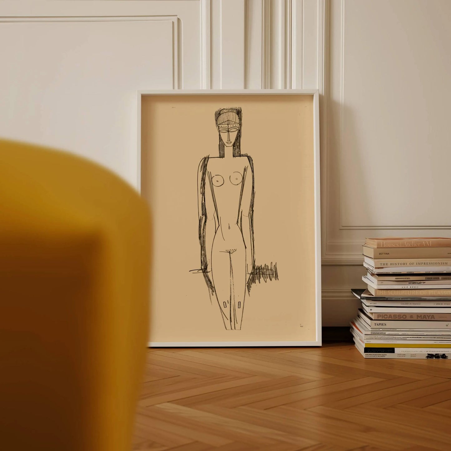Amedeo Modigliani, Standing Nude; Nu debout, 1911