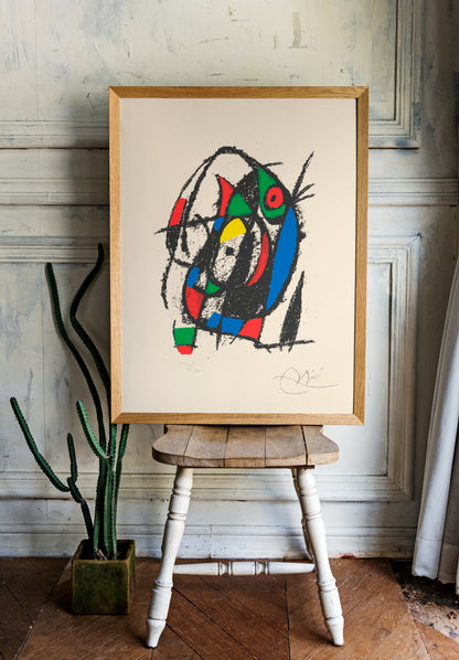 Joan Miró Plate V 1975